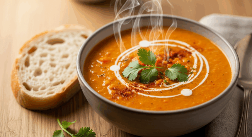 Cozy Red Lentil Soup