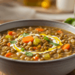 Instant Pot Lentil Soup With Green Lentils