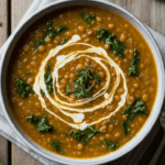 Creamy Lentil Soup With Kale
