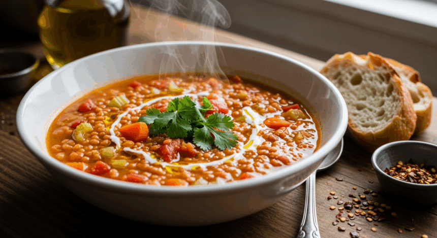 Nondairy Lentil Soup