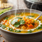 Instant Pot Turmeric Lentil Soup