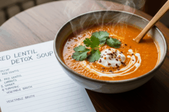 Red Lentil Detox Soup Recipe