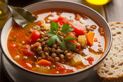 Healthy Tomato Lentil Soup