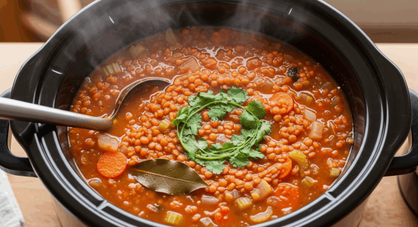 Healthy Red Lentil Soup Crockpot