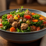 Kale Sausage Lentil Soup Recipe