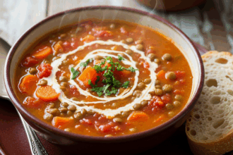 Tomato Carrot Lentil Soup