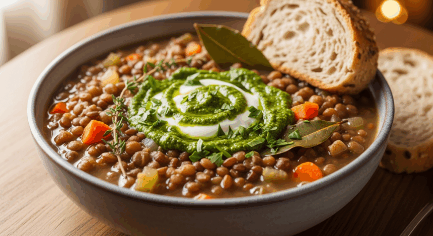 Healthy Slow Cooker Lentil Soup