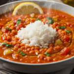 Red Lentil Soup With Rice