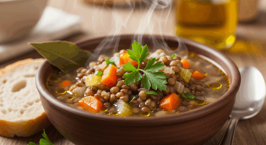 Quick Vegan Lentil Soup