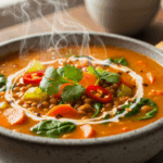 Vegetarian Curry Lentil Soup
