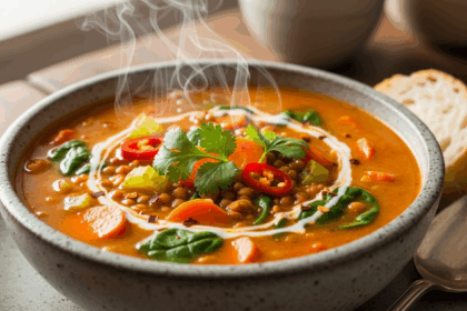 Vegetarian Curry Lentil Soup