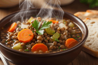 Hearty Vegetarian Lentil Soup
