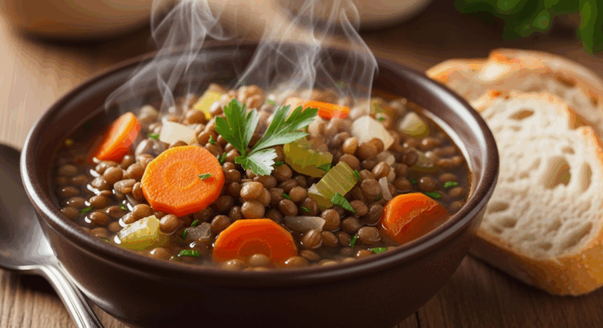 Hearty Vegetarian Lentil Soup