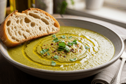 Creamy Green Lentil Soup Recipe