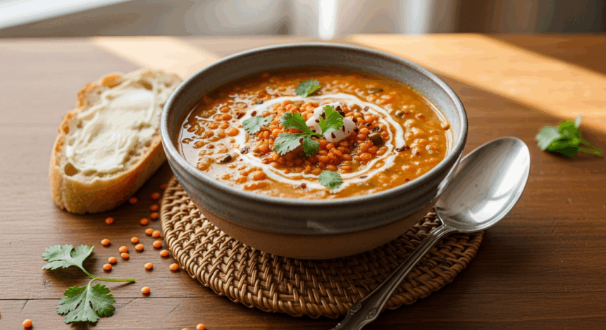 Instant Pot Coconut Lentil Soup