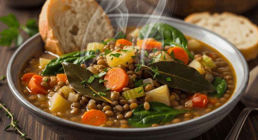 Hearty Lentil Vegetable Soup