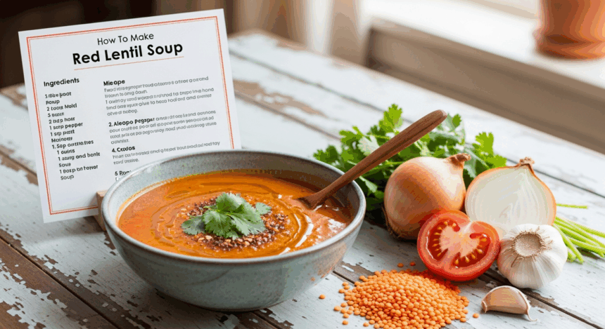How To Make Red Lentil Soup