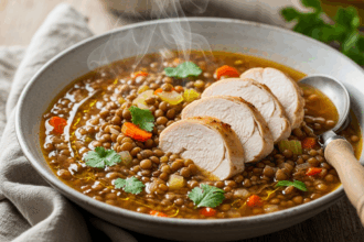 Lentil Soup With Chicken Breast