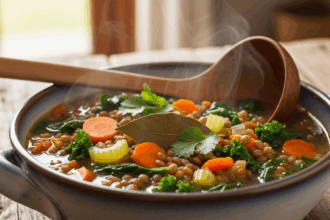 Crockpot Detox Lentil Soup