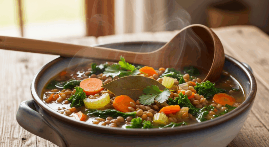 Crockpot Detox Lentil Soup