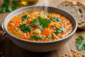 Healthy Vegan Lentil Soup