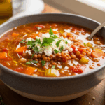 Mediterranean Lentil Soup Instant Pot