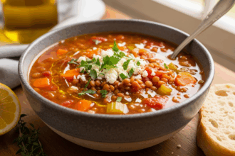 Mediterranean Lentil Soup Instant Pot