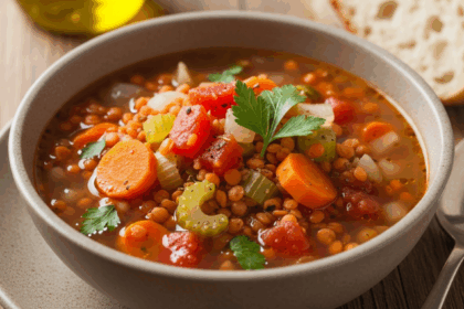 Easy Vegetarian Lentil Soup