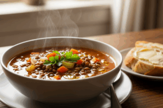 Meatless Lentil Soup