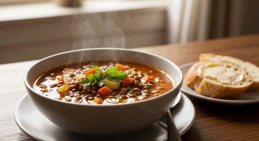 Meatless Lentil Soup