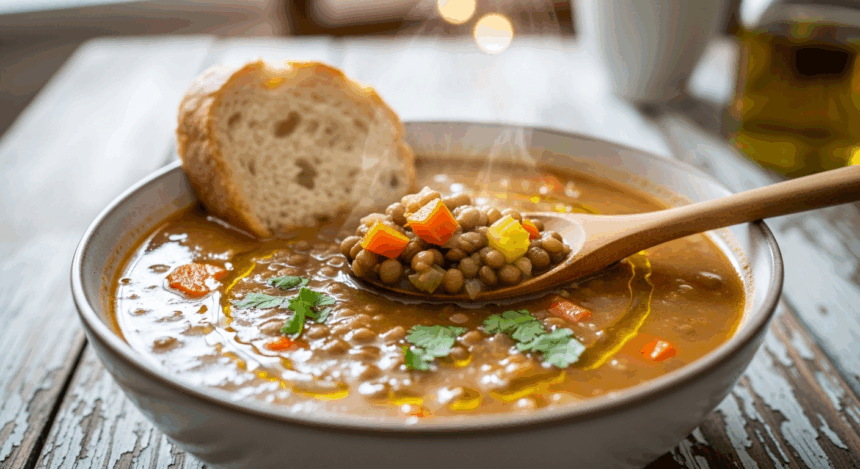 5 Ingredient Lentil Soup