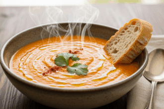 Blended Red Lentil Soup