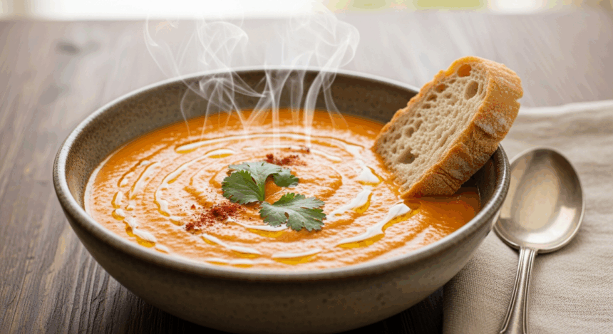 Blended Red Lentil Soup