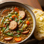 Lentil Soup With Chicken Sausage