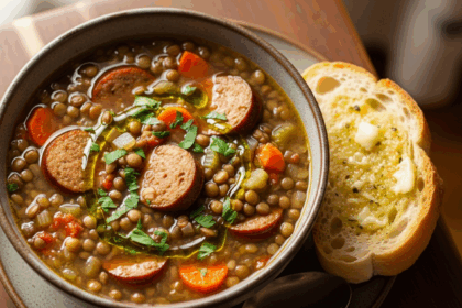 Lentil Soup With Chicken Sausage