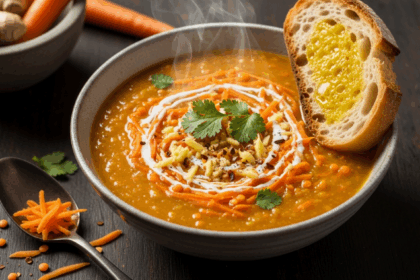 Ginger Carrot Lentil Soup