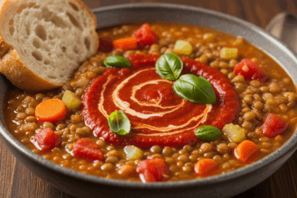 Lentil Soup With Tomato Sauce