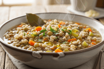 Barley Lentil Split Pea Soup