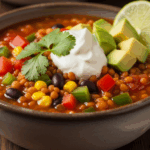 Mexican Red Lentil Soup