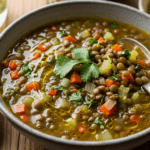 Easy Green Lentil Soup