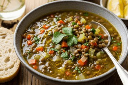 Easy Green Lentil Soup