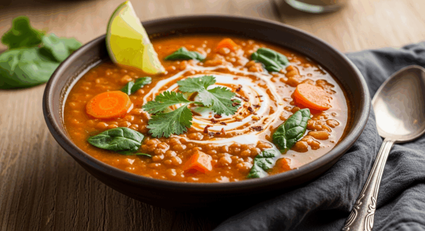 Vegan Coconut Lentil Soup