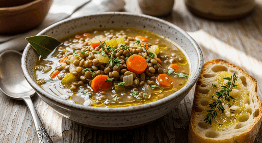 Vegan French Lentil Soup