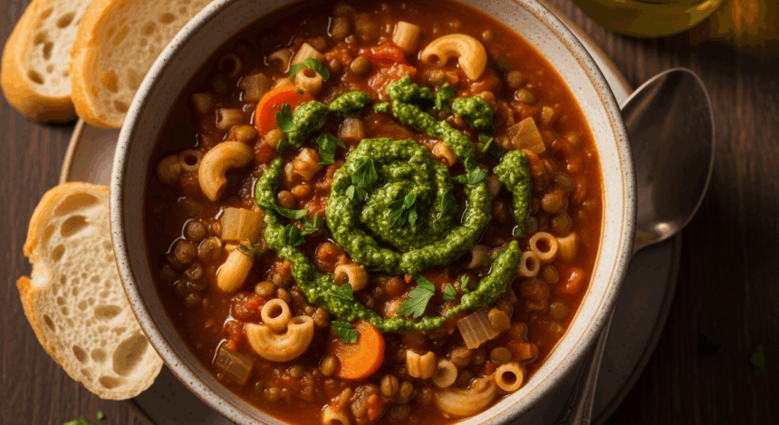 Pasta And Lentil Soup
