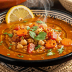 Moroccan Chickpea And Lentil Soup