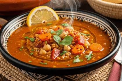 Moroccan Chickpea And Lentil Soup