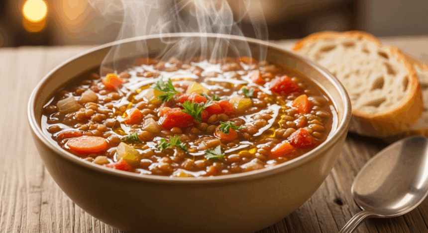 Lentil Soup Using Canned Lentils