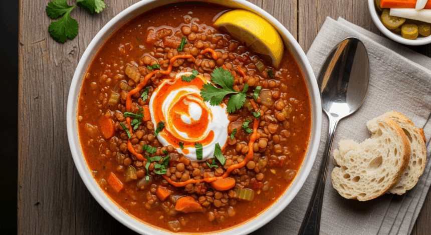 Harissa Lentil Soup