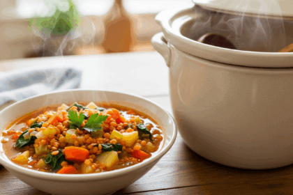 Veggie Lentil Soup Crock Pot