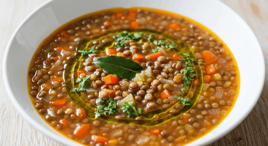 Clean Lentil Soup